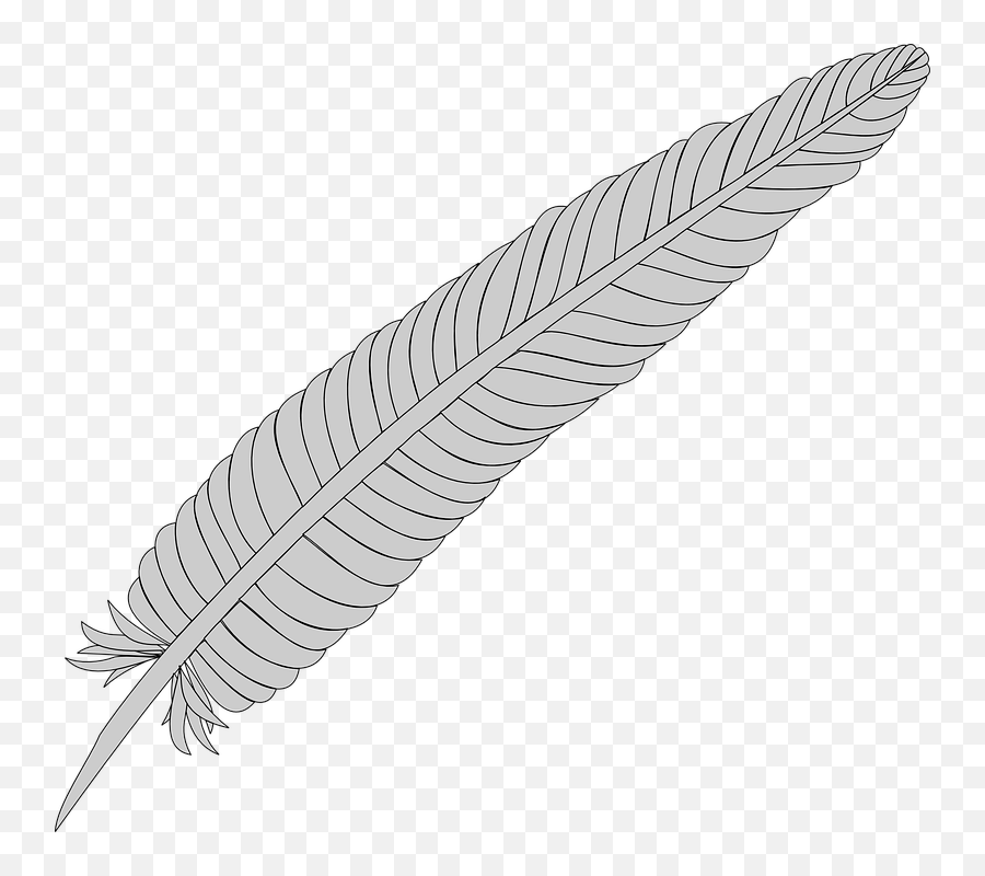 Feather Clipart Free Images Clipartcow - Transparent Vector Feather Outline Emoji,Feather Clipart
