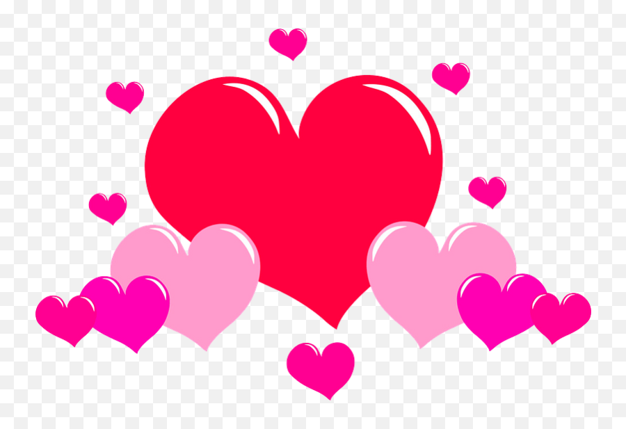 Hearts Clipart Free Download Transparent Png Creazilla - Girly Emoji,Heart Clipart