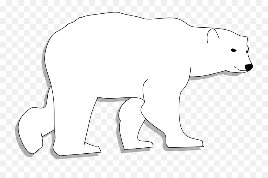 Walking Polar Bear Clipart Free Download Transparent Png - Polar Bescartoon Transparent Walking Emoji,Bear Clipart