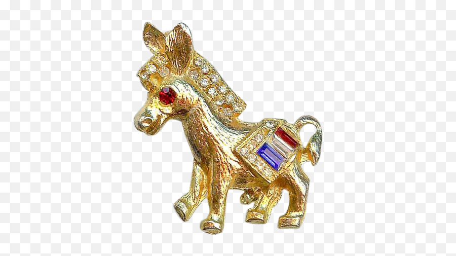 Pin On Fun Vintage Jewelry Emoji,Democrat Donkey Png