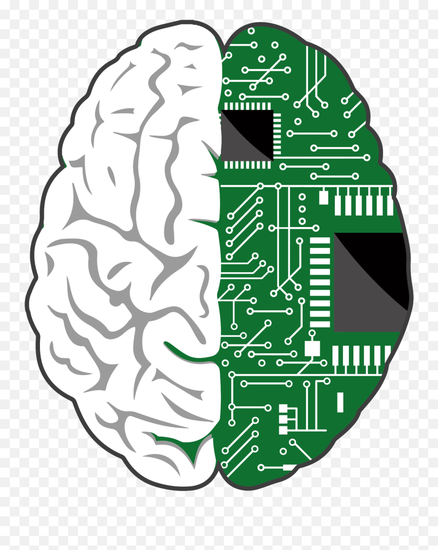 Computer Brain Clip Art Image - Clipsafari Emoji,Person On Computer Clipart