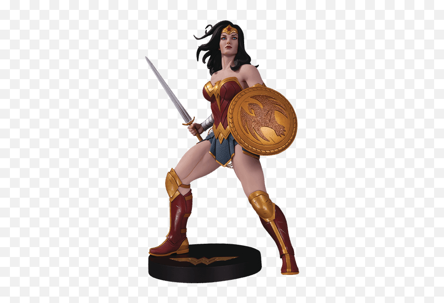 Wonder Woman Takes Sword And Shield In Hand - Clip Art Library Emoji,Sword And Shield Clipart