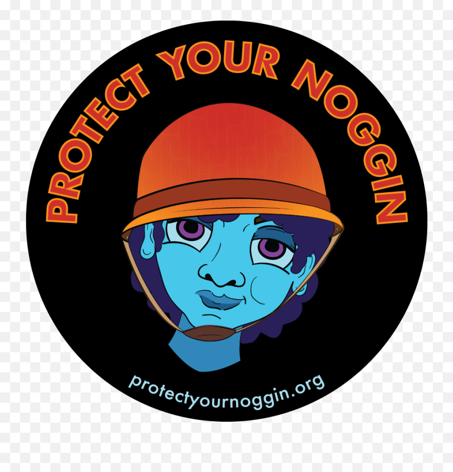 Protect Your Noggin Emoji,Noggin Logo