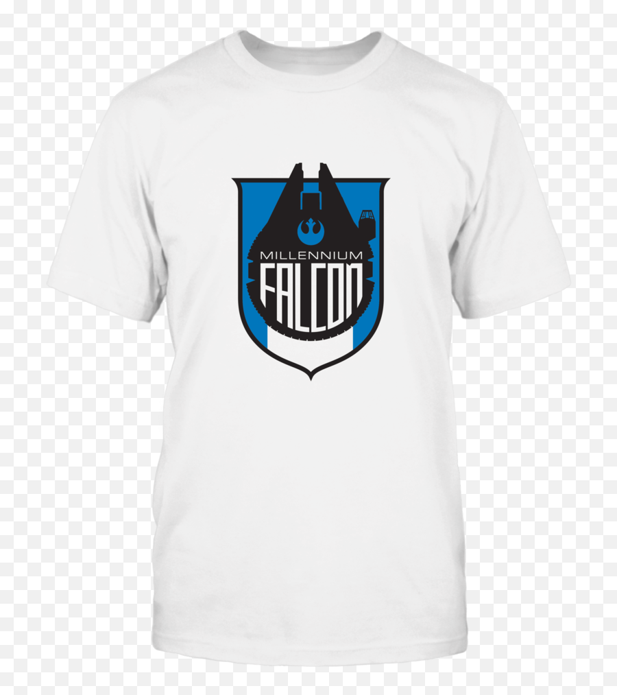 Star Wars Millennium Falcon T - Shirt Front Picture Star Emoji,Star Wars Logo T Shirt