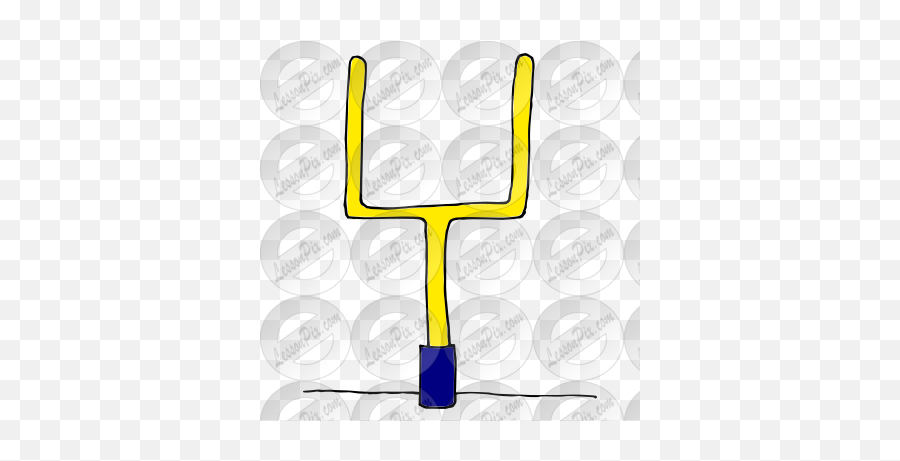 Goalpost Picture For Classroom Therapy Use - Great Racket Emoji,Goal Clipart