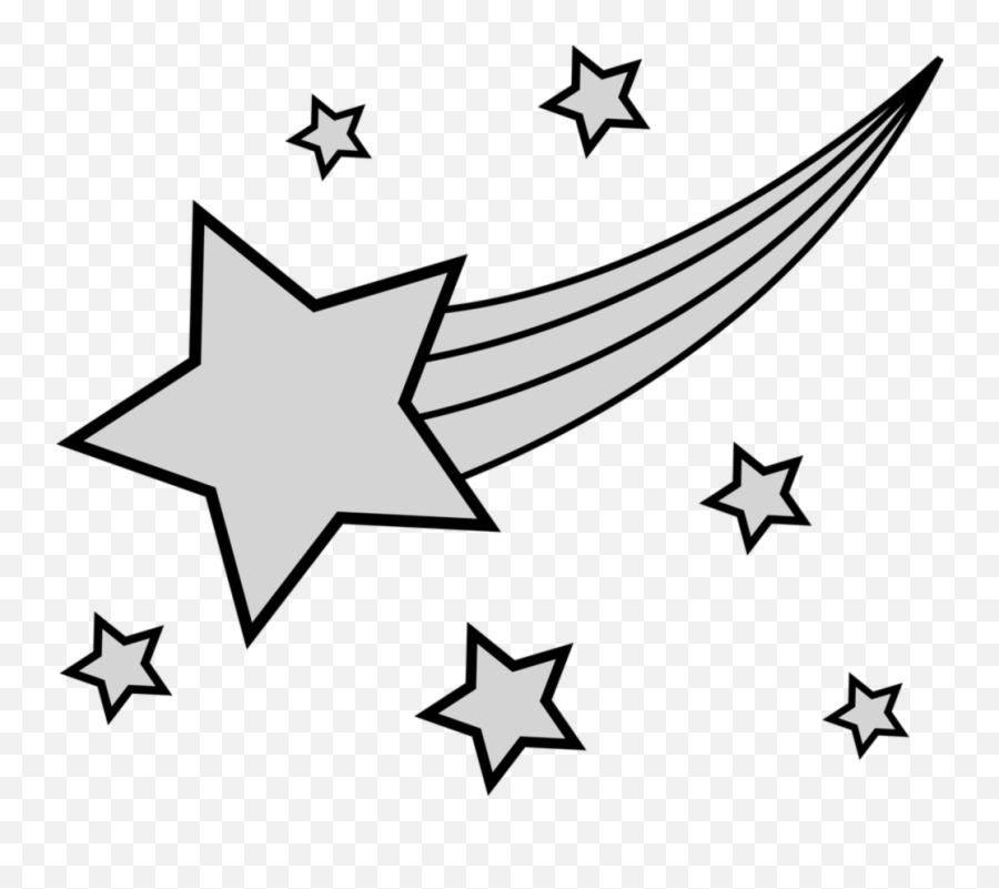 Download Estrella Fugaz Png Png Image With No Background - Black And White Transparent Background Star Clipart Emoji,Estrella Png