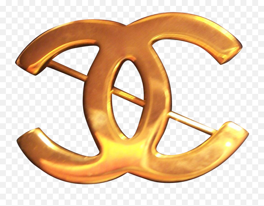 Hd Chanel Logo Png Transparent Png - Chanel Png Gold Emoji,Chanel Logo