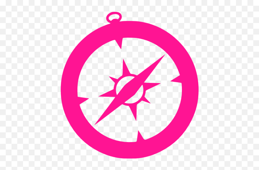 Deep Pink Safari 2 Icon - Navy Blue Safari Icon Emoji,Pink Safari Logo