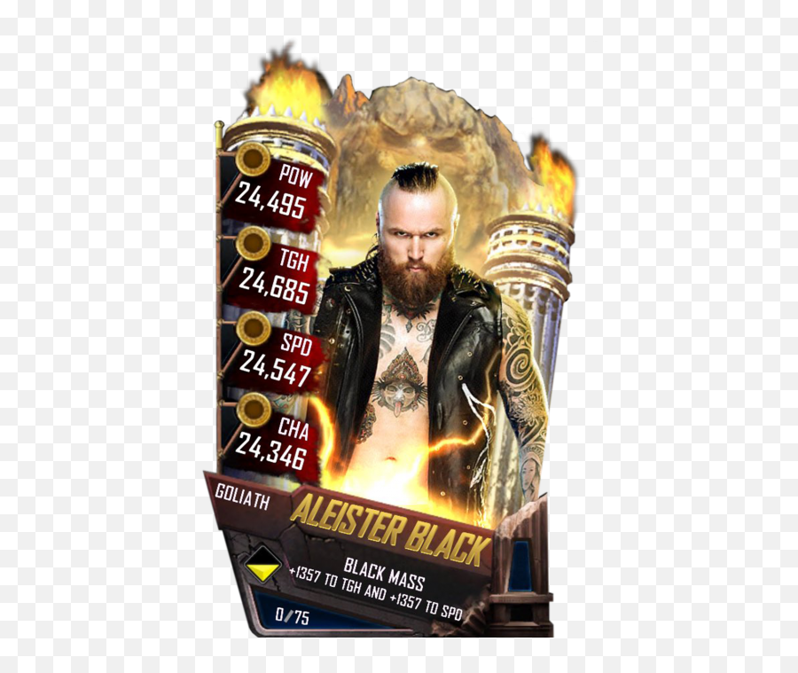 Free Aleister Black Png Download Free Clip Art Free Clip - Card Png Wwe Supercard Emoji,Aj Styles Png