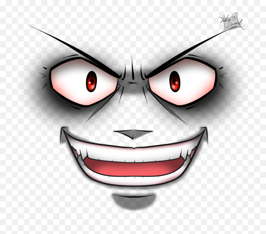 Anime Face Png Graphic - Psycho Face Emoji,Anime Face Png