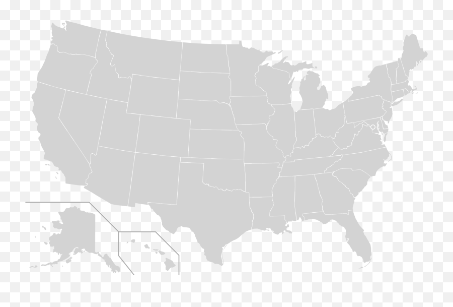 Map Of Usa Highlighting Oca Diocese - Alternate Map Of Florida Emoji,Pennsylvania Png