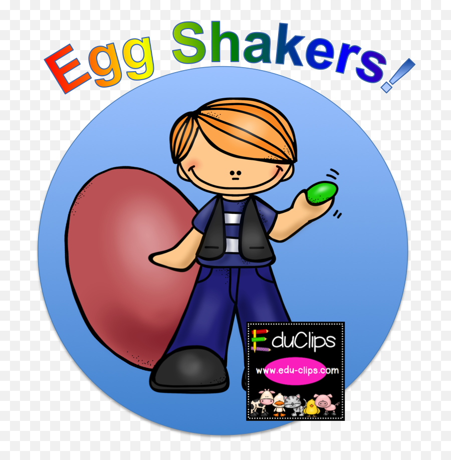 Easter Music Activities - Kid Egg Shaker Clip Art Emoji,Quiet Time Clipart