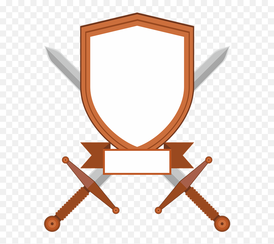 Shield And Banner Png - Coat Of Arms Banner Shield Harnisch Escudo Com Espada Png Emoji,Escudo Png