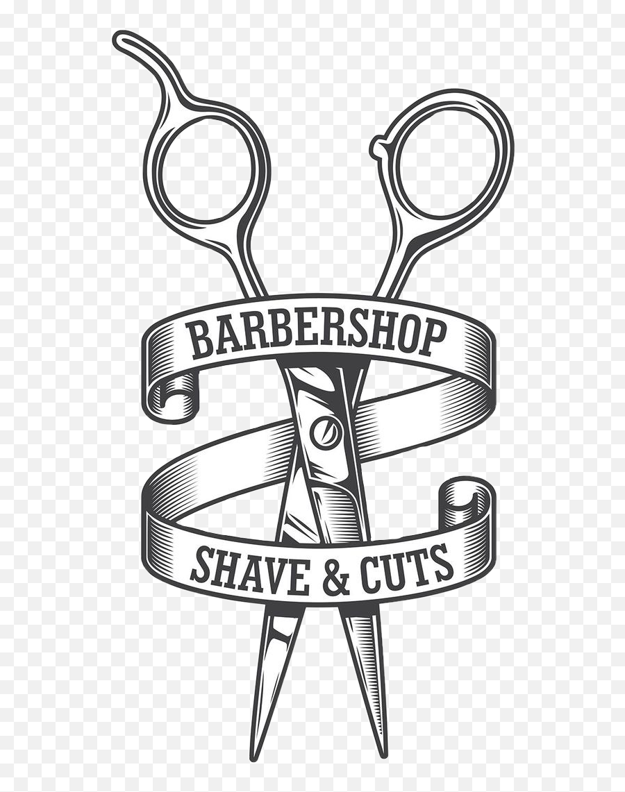 Logo De Salão De Barbearia Transparent Cartoon - Jingfm Hair Cutting Salon Logo Emoji,Barber Pole Clipart