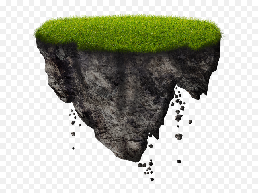 Free Floating Island In The Sky Png - Floating Island Png Download Emoji,Sky Png