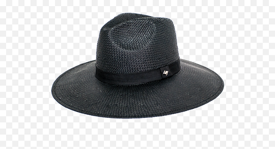 Alexa Wide Brim Straw Hat Black - Hat Full Size Png Emoji,Rice Hat Png