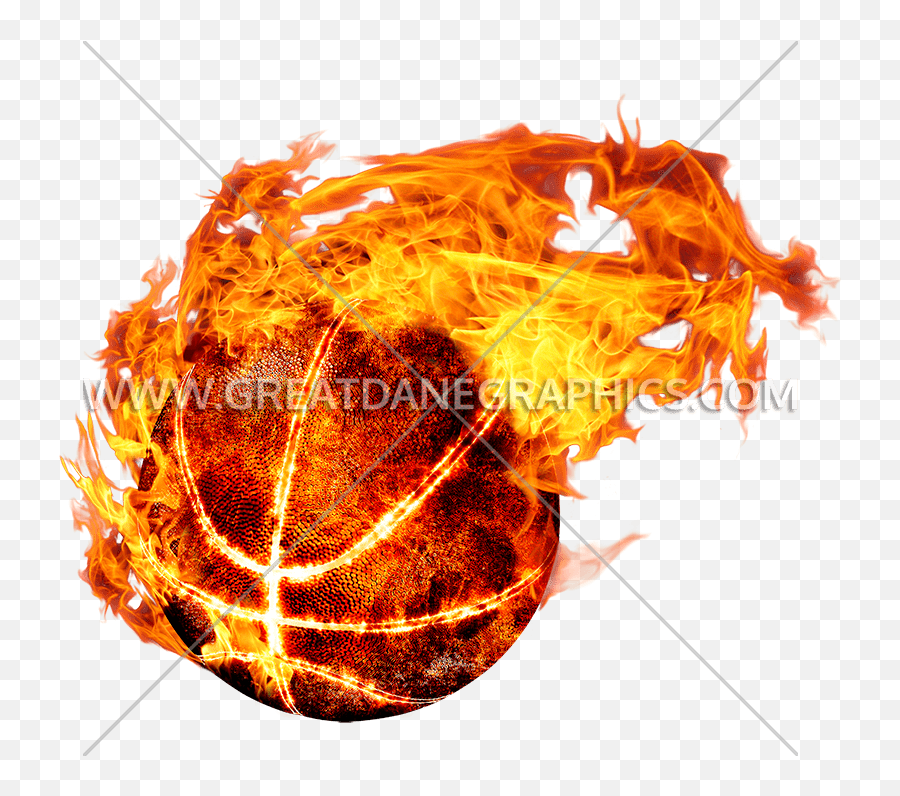 Basketball On Fire Png - Basketball Ball On Fire Png Emoji,Basketball Ball Clipart