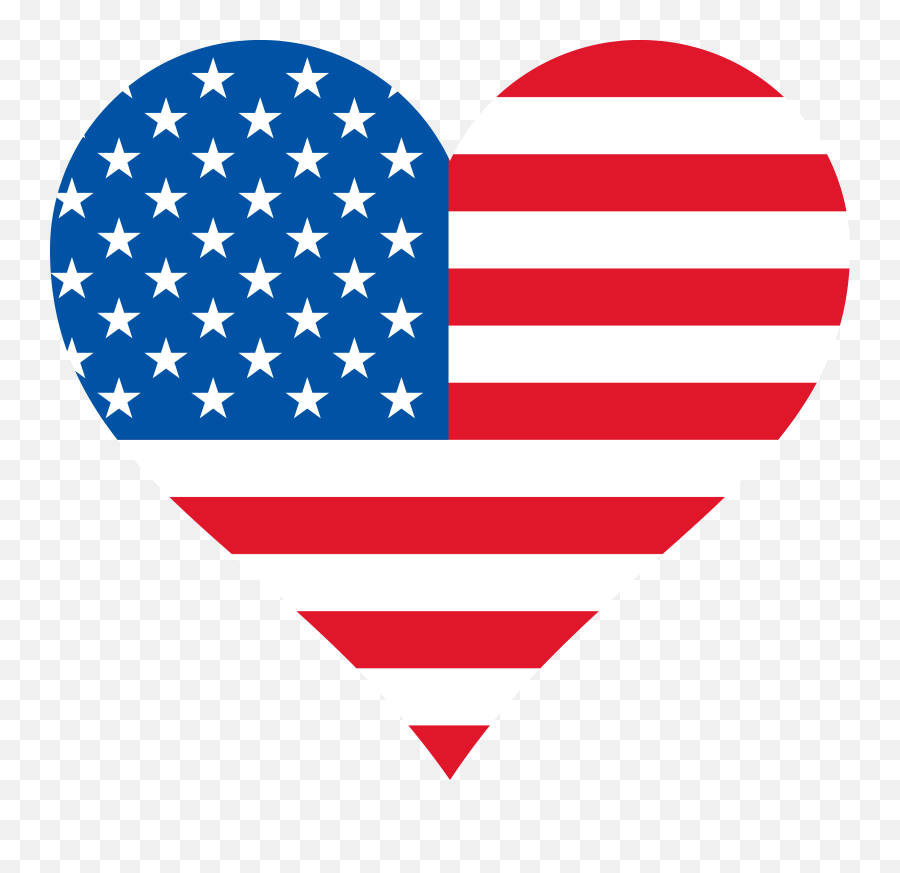 Clipart Free Veterans Day Transparent - American Flag Heart Png Emoji,Veterans Day Clipart