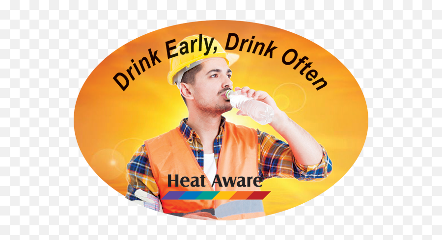 Hads Heat Aware Decal - Heat Aware Emoji,Logo Hard Hats