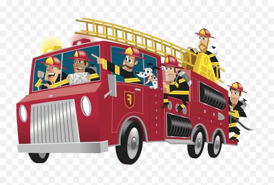 Fire Truck Png Clipart - Clip Art Fire Truck Png Emoji,Fire Truck Clipart