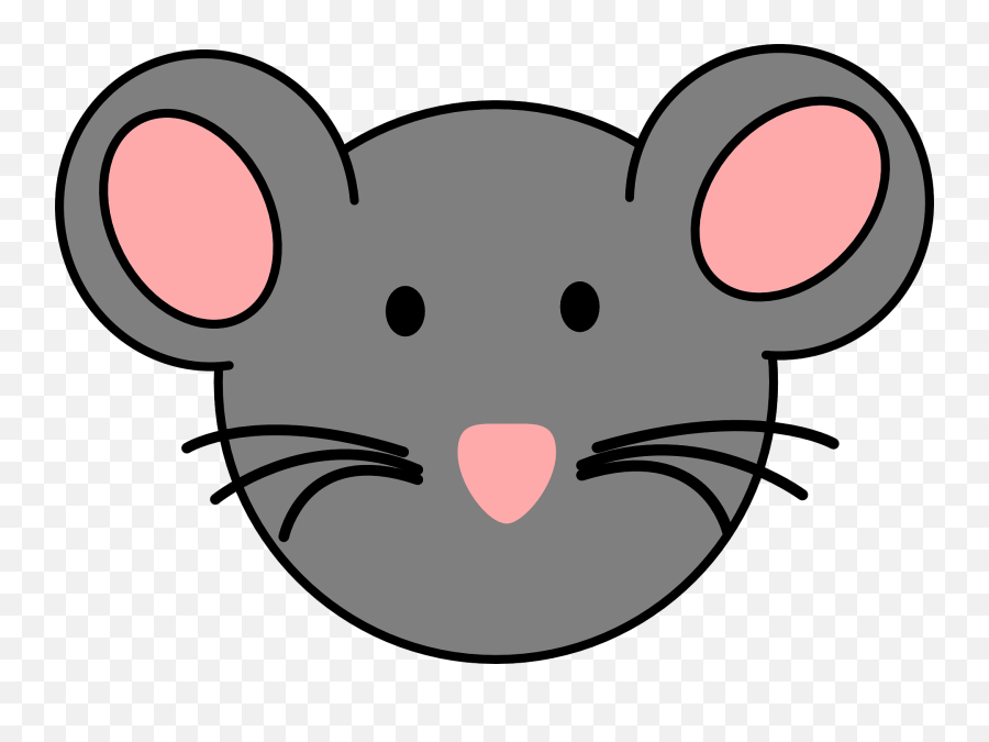 Mouse Face Cartoon Png Image With No - Mouse Face Clip Art Emoji,Head Clipart