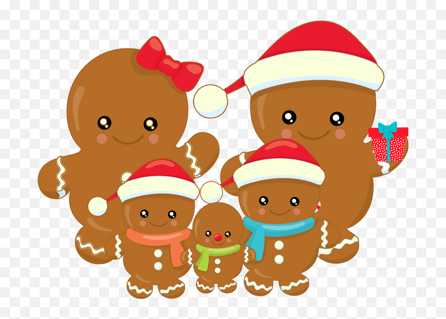 13 - Clipart Girl Gingerbread Png Download Full Size Gingerbread Christmas Cartoon Emoji,Clipart Girl