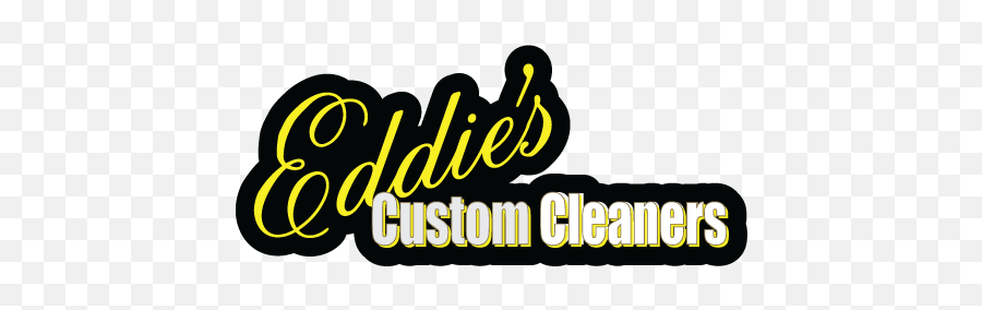 Eddieu0027s Custom Cleaners Emoji,Dry Cleaning Logo