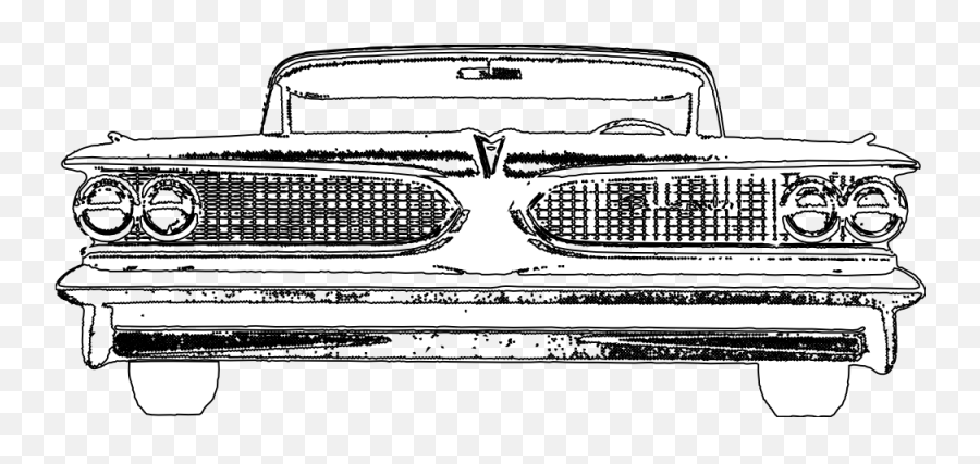Download Classic Car Clipart Line Art - Automotive Paint Emoji,Car Clipart Black And White