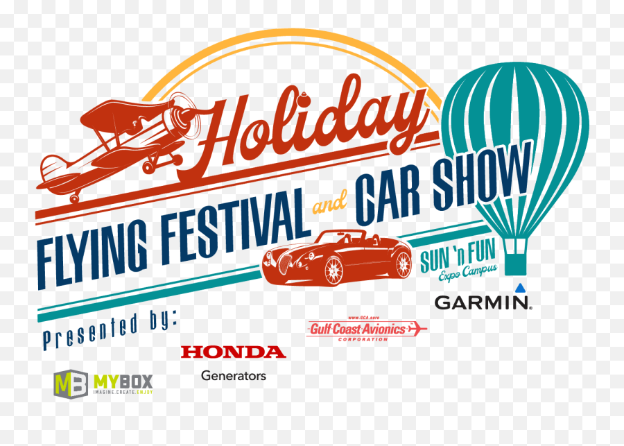 Holiday Flying Festival - Sun U0027n Fun Aerospace Expo Sun N Fun Holiday Flying Festival And Car Show Emoji,Garmin Logo