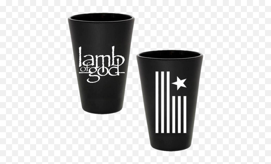Ghost Walker Monochrome Tee - Cup Emoji,Lamb Of God Logo