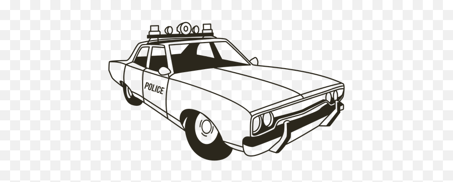 Police Car Siren Lights Right Stroke - Transparent Png U0026 Svg Automotive Paint Emoji,Police Lights Png