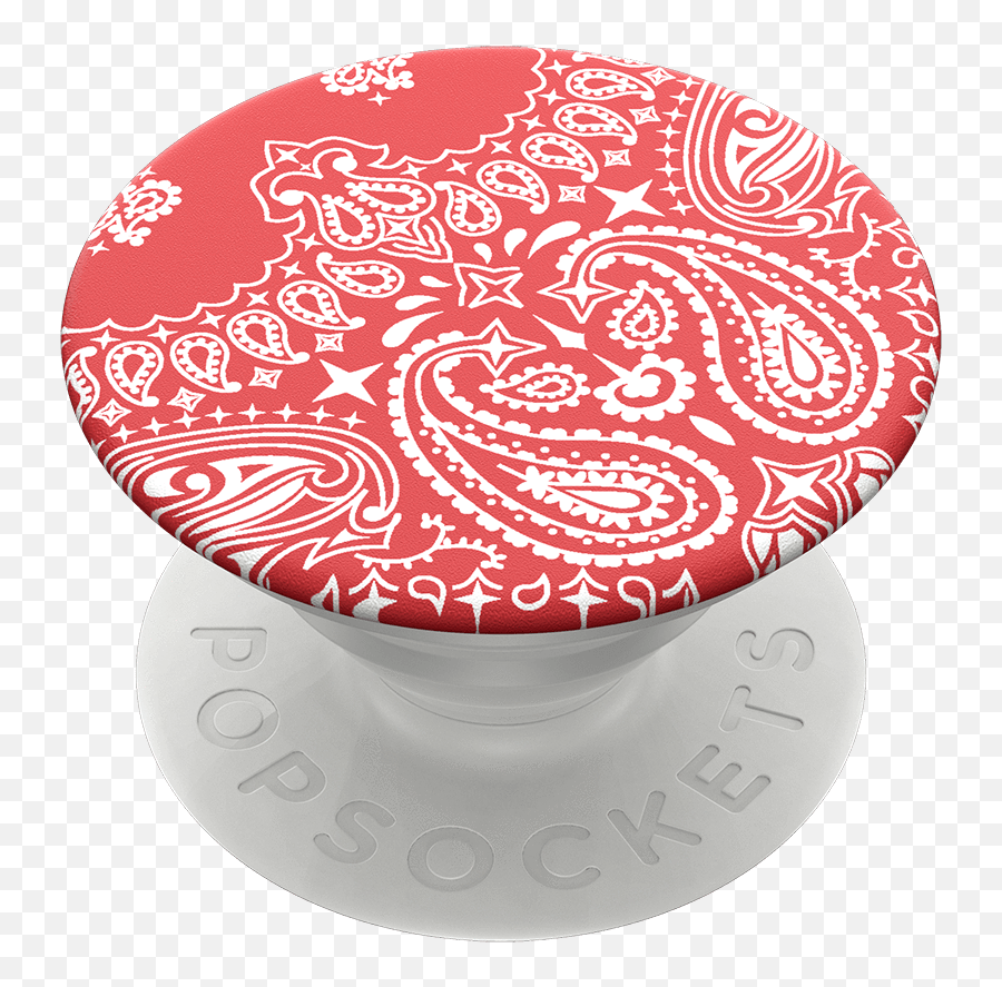 Popsockets Grip With Swappable Top For Cell Phones Popgrip Red Bandana - Walmartcom Emoji,Red Bandana Png