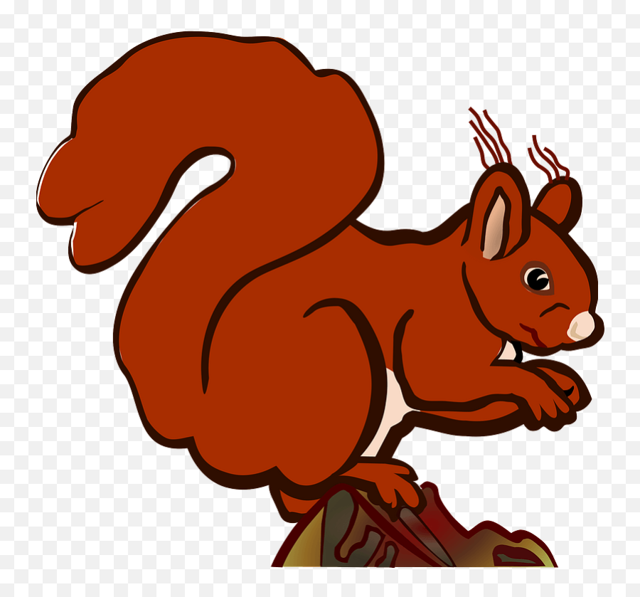 Squirrel Clipart - Couleur Ecureuil Emoji,Squirrel Clipart