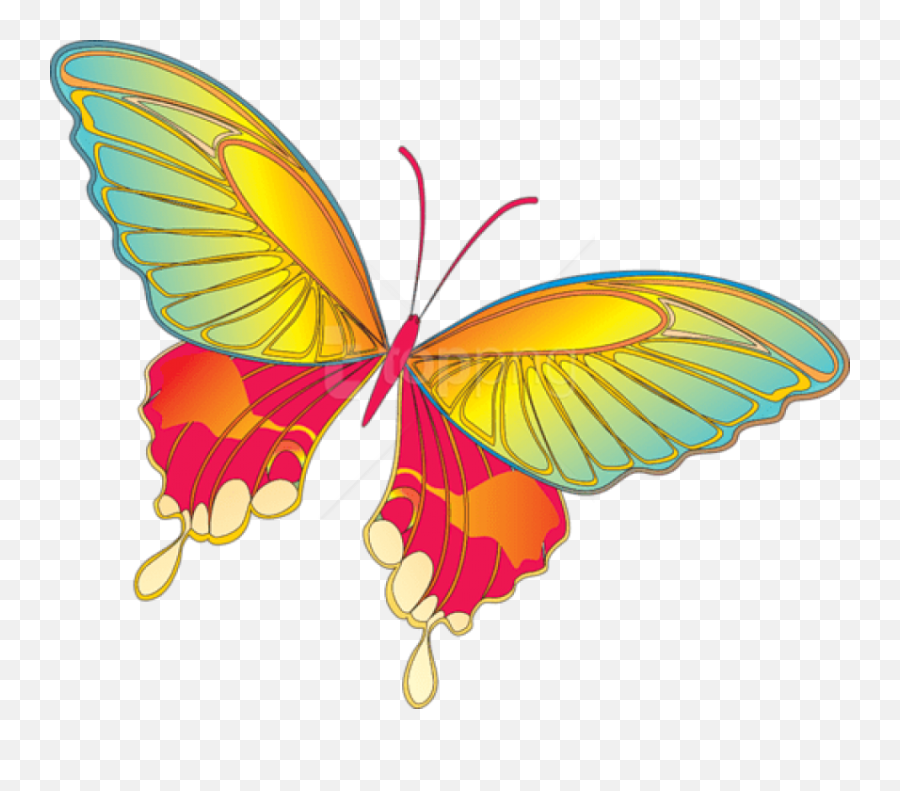 Free Butterfly Clip Art Graphics Free Clipart Images - Real Flying Butterfly Emoji,Free Butterfly Clipart