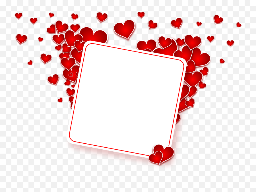 Download Love Heart Frame Png Image For - Heart Love Frame Png Emoji,Picture Frame Png