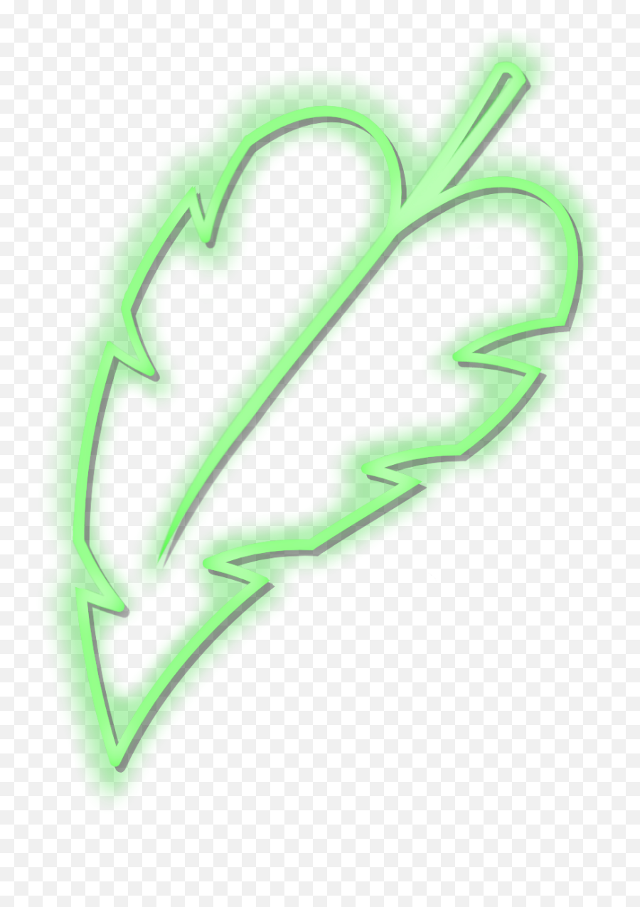 Tropical Neon Sign Png Transparent Png - Neon Tropical Leaf Png Emoji,Neon Sign Png