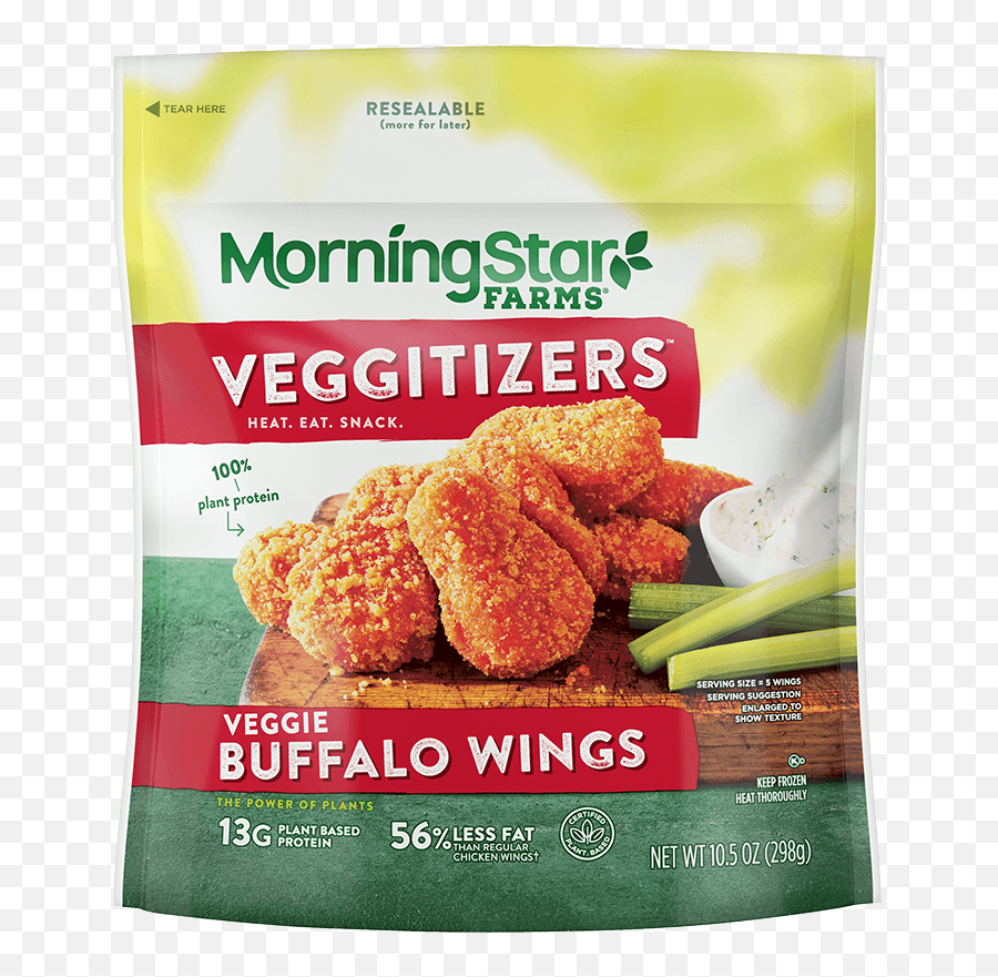 Morningstar Farms Buffalo Veggie Wings - Morningstar Farms Buffalo Wings Emoji,Buffalo Wings Png