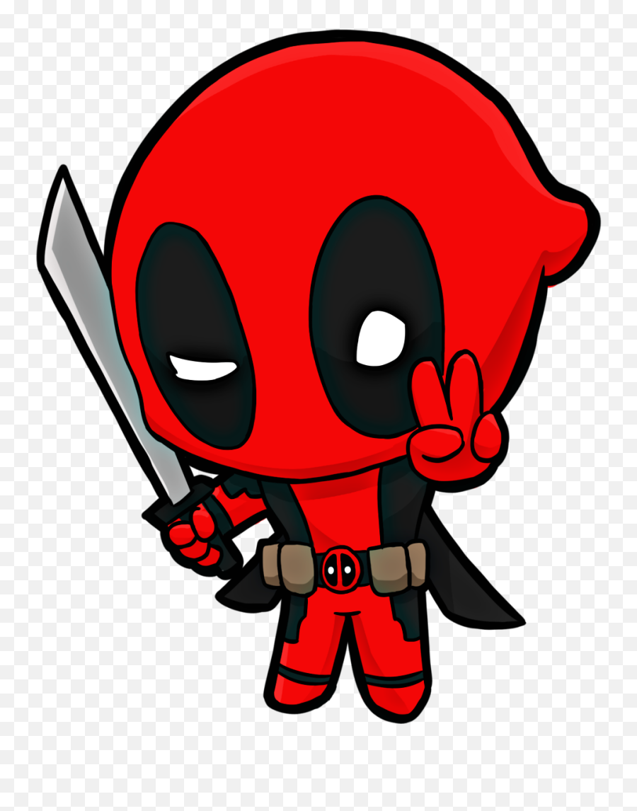 Deadpool Deadpool2 Cute Freetoedit - Deadpool Cartoon Emoji,Deadpool 2 Logo