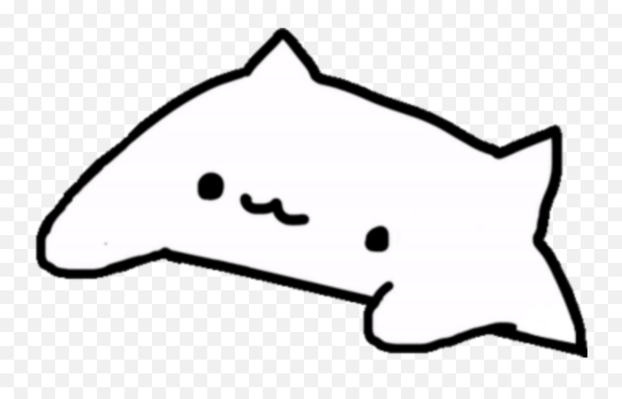 Bongo Cat Template 2 Lowered Paws Bongo Cat Know Your Meme - Bongo Cat With Christmas Hat Emoji,Cat Transparent
