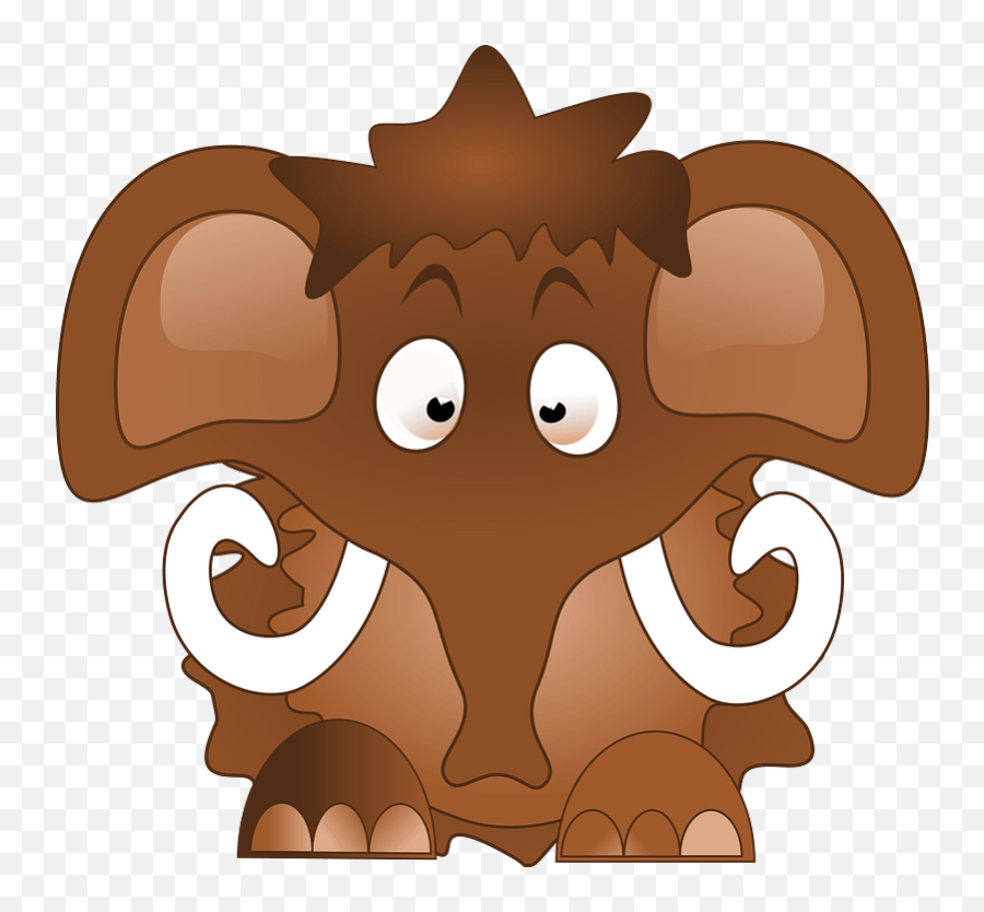 Mammoth Clipart Free Download Transparent Png Creazilla - Cute Mammoth Clipart Emoji,Mammoth Png