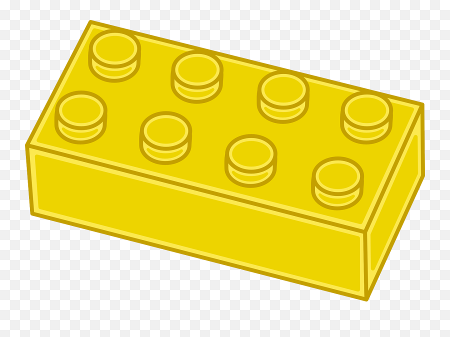 Lego Clipart Hostted - Yellow Lego Brick Clipart Emoji,Lego Clipart