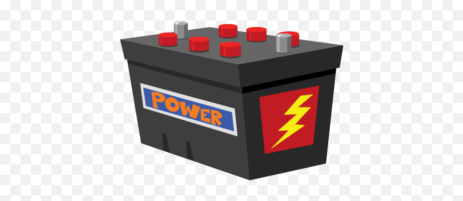 Download Hd Battery Storage - Car Battery Clipart Png Emoji,Storage Clipart