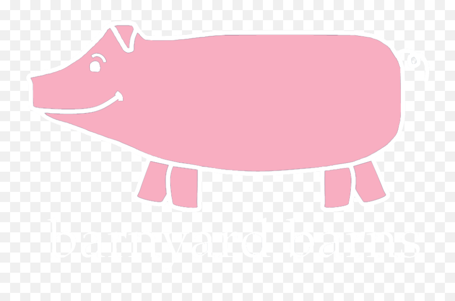 Download Barnyard Barns Pink Pig White Outline Png Image Emoji,Pig Outline Clipart