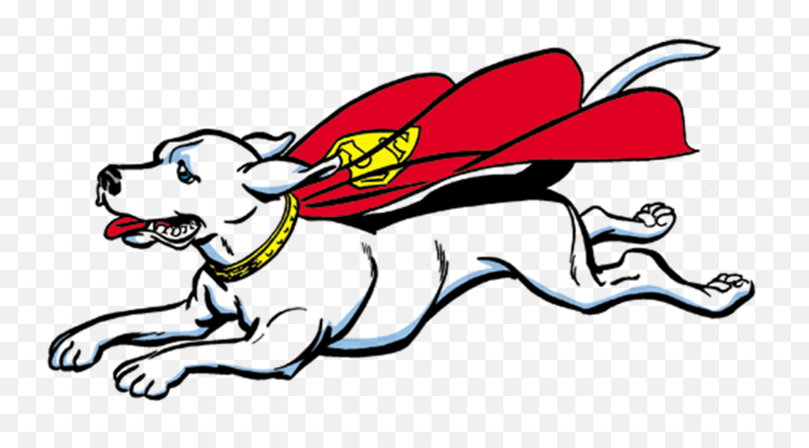 Dog Superman Superboy Ace The Bat - Hound Krypto Dex Starr Emoji,Hound Dog Clipart