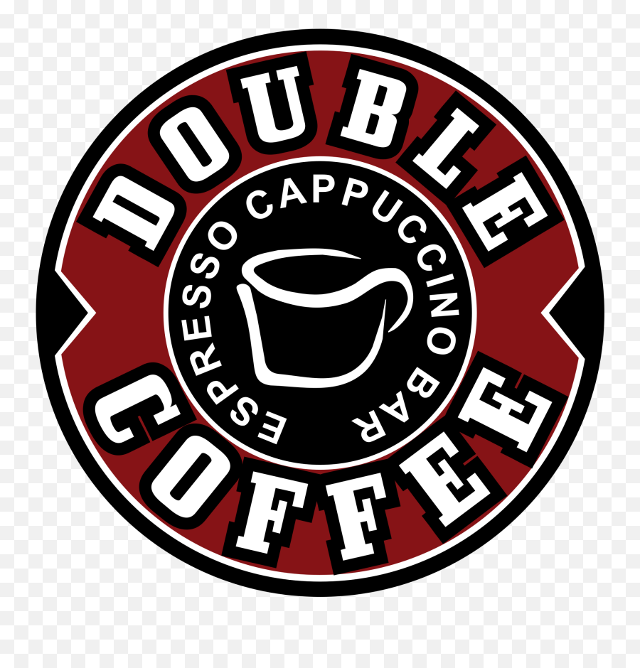 Double Coffee Logo Png Transparent - Double Coffee Emoji,Coffee Logos