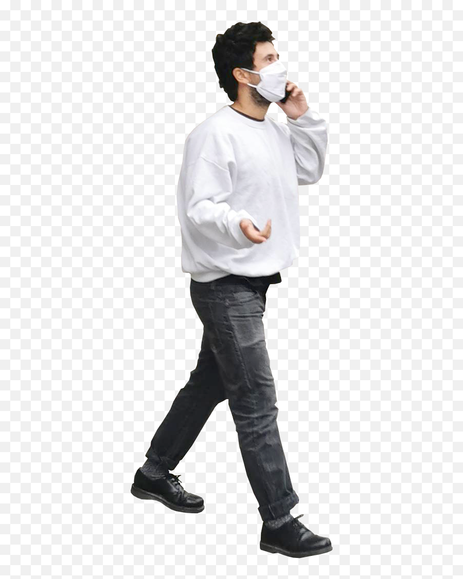 Man - Standing Emoji,People Walking Png