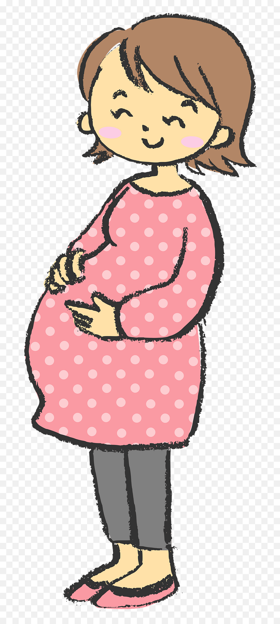 Pregnant Woman Clipart - Preganat Woman Clip Art Emoji,Pregnant Woman Clipart