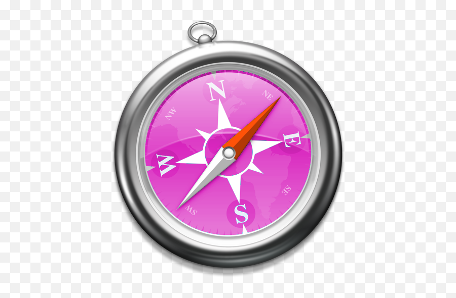 Aesthetic Icon Pink Safari Logo - Mavericks Safari Icon Emoji,Pink Safari Logo