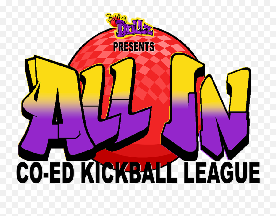 Balling Dollz Kickball League - Dodgeball Clipart Full Dodgeball Emoji,Dodgeball Clipart