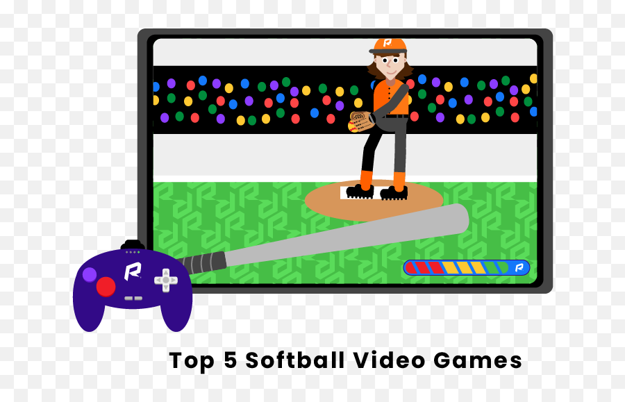 Top 5 Softball Video Games - Softball Video Games Emoji,Video Game Png